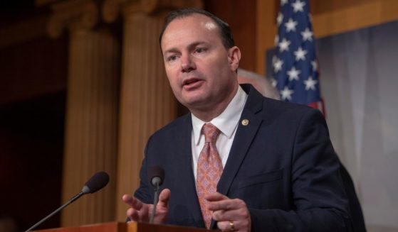 Utah Republican Sen. Mike Lee speaks about the bill to end the U.S. support for the war in Yemen on Dec. 13, 2018, in Washington, D.C.