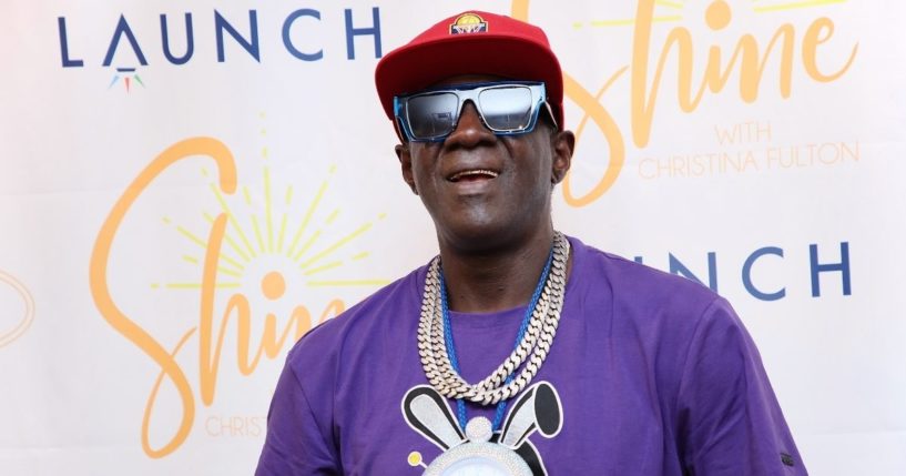Rapper Flavor Flav attends ‘Shine’ Talk Show Premiere at Raleigh Studios Screening Rooms on Sept. 9 in Los Angeles.