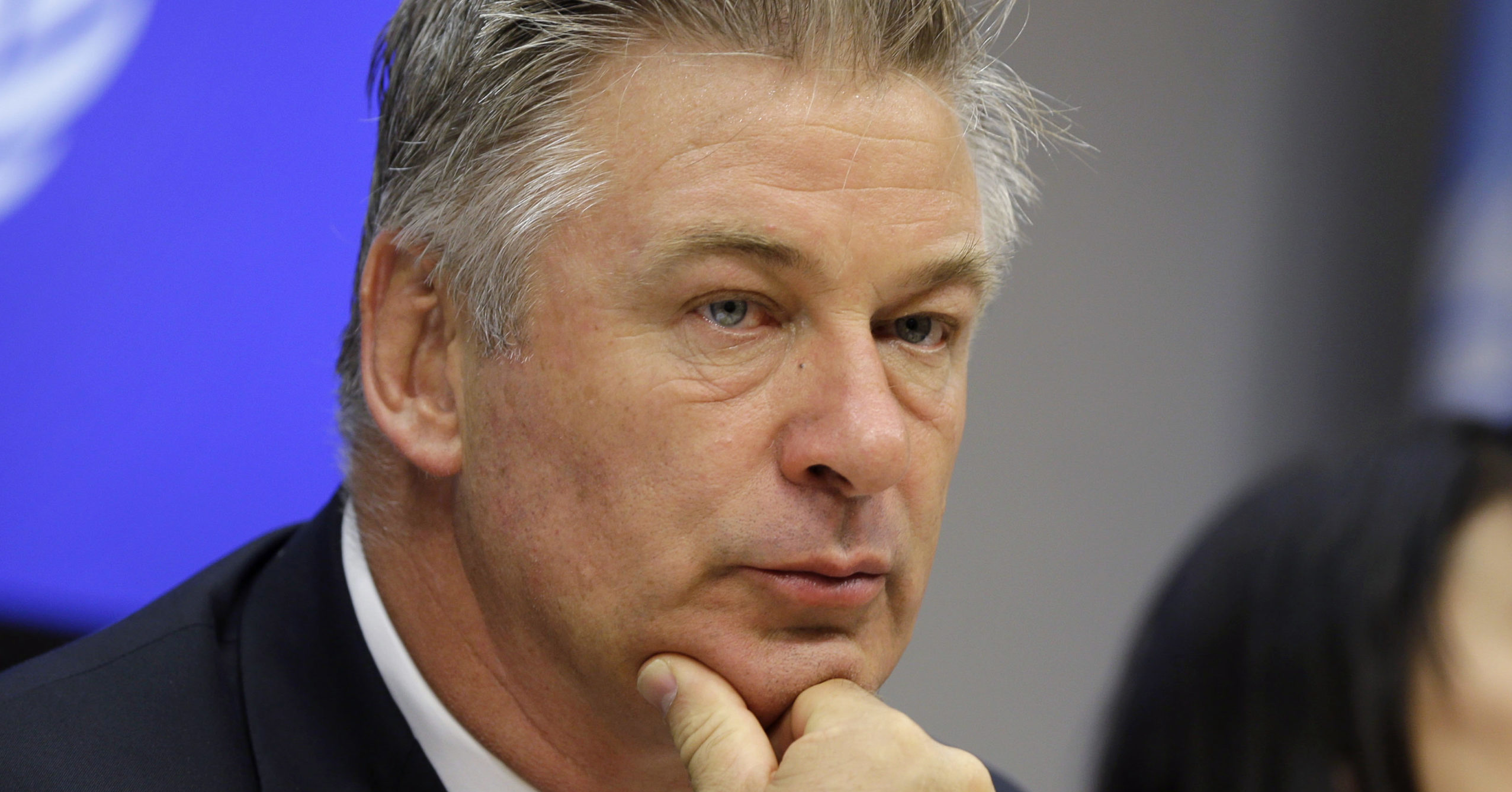 Actor Alec Baldwin attends a news conference at United Nations headquarters in New York City on Sept. 21, 2015.