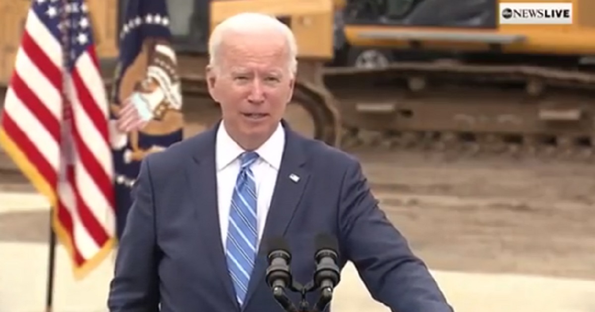 President Joe Biden speaks in Howell, Michigan, on Tuesday.