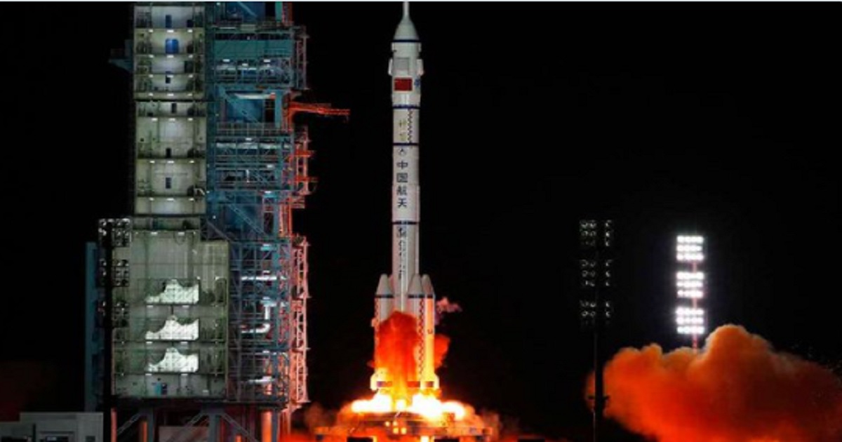 A Chinese satellite is launched Sunday from the Xichang Satellite Launch Center in southwest China.