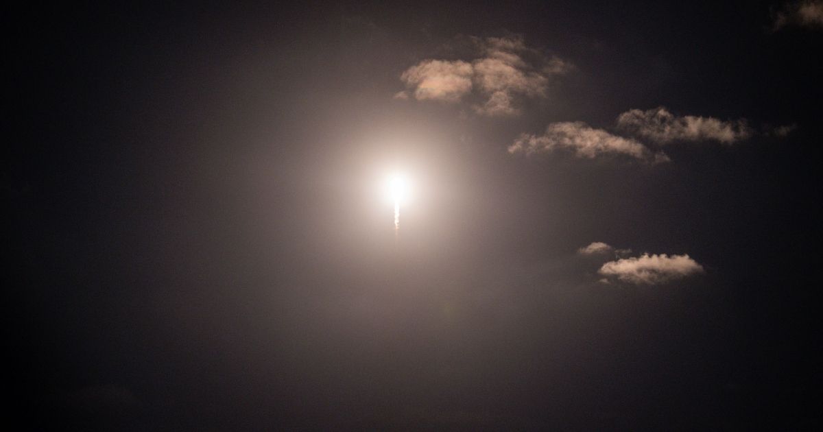 The SpaceX Falcon 9 rocket carrying the Inspiration4 crew launches from NASA's Kennedy Space Center in Cape Canaveral, Florida, on Sept. 15.