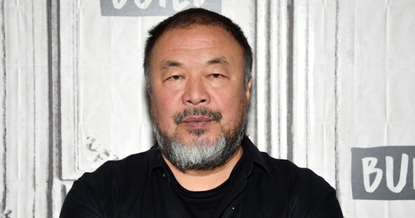 Chinese artist Ai Weiwei attends the BUILD Speaker Series in New York City, New York, to speak about his film 