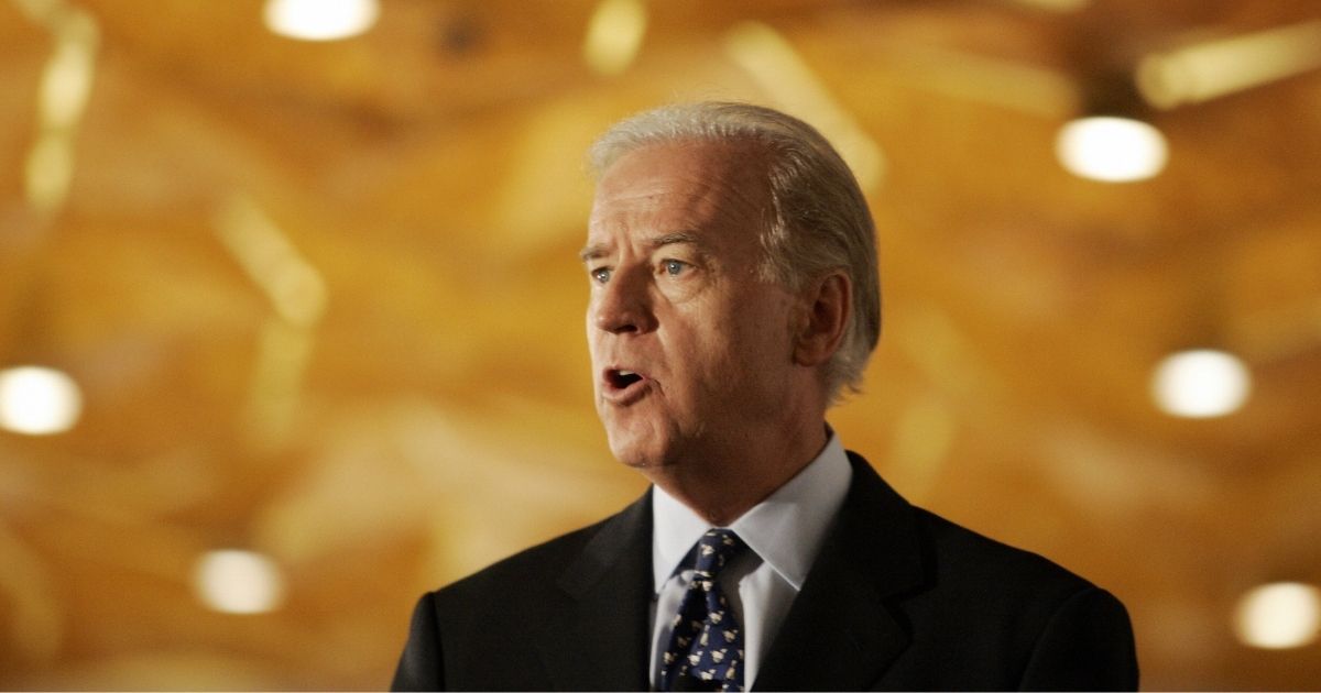 Then-Sen. Joe Biden is seen during a 2007 presidential campaign appearance. Video has resurfaced from August 2007, in which Biden told his audience there could be disastrous consequences if troops were withdrawn too suddenly from Iraq.