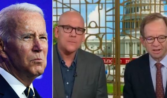 At left, President Joe Biden speaks during the U.N. Climate Change Conference in Glasgow, Scotland, on Monday. At right, MSNBC analysts break down Biden's claim about wages and inflation.