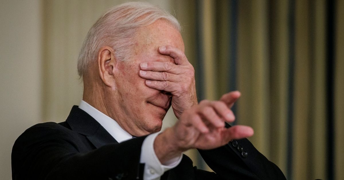 President Joe Biden struggled to provide a coherent explanation of the ongoing supply chain crisis during a White House news conference on the topic.