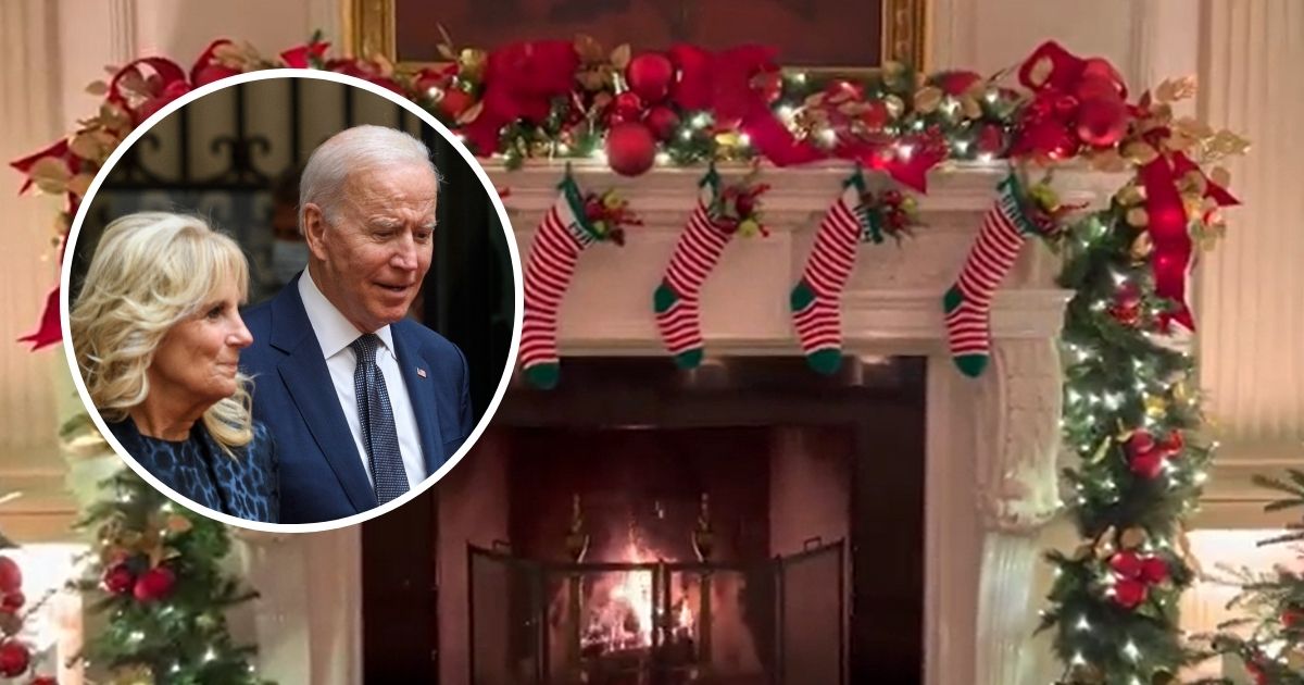 President Joe Biden and first lady Jill Biden, inset, showed off the Christmas decorations at the White House this week.