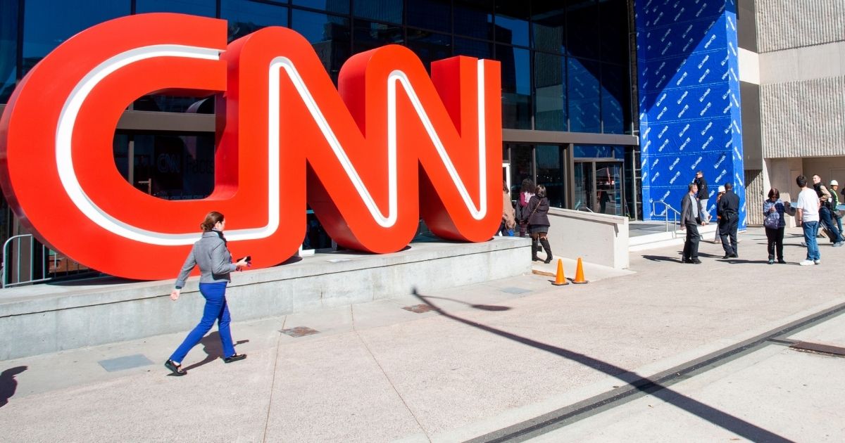 Atlanta's CNN Center is seen in this file photo form October 2018. Recent conflicting CNN headlines indicate President Joe Biden either has no control over gas prices (when they are on the rise) or he has full control over them and should be thanked when they drop.