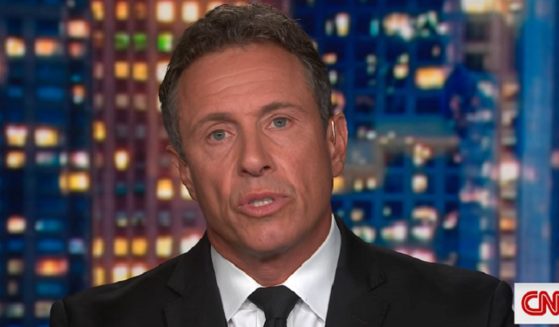 CNN host Chris Cuomo makes a statement to viewers in August after his brother, Andrew Cuomo, announced his resignation as New York's governor.