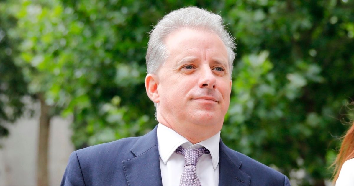 Former U.K. intelligence officer Christopher Steele arrives at the High Court in London on July 24, 2020, to attend his defamation trial brought by Russian tech entrepreneur Alexej Gubarev.