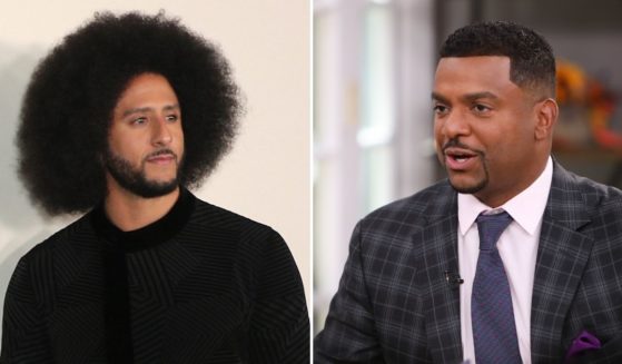 Former NFL player Colin Kaepernick, left, claims white people love black television characters like Carlton Banks from "The Fresh Prince of Bel Air."