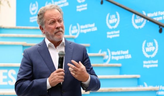 UN World Food Programme executive director David Beasley speaks on Oct. 7 in West Hollywood, California.