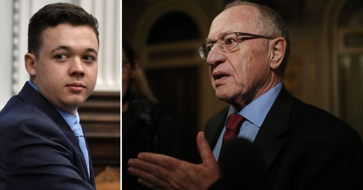 Attorney Alan Dershowitz, right, has said that the real vigilantes in the Kyle Rittenhouse case are the members of the liberal media. Dershowitz thinks Rittenhouse should be found not guilty and that the teen should sue the media who have relentlessly attacked him in print.