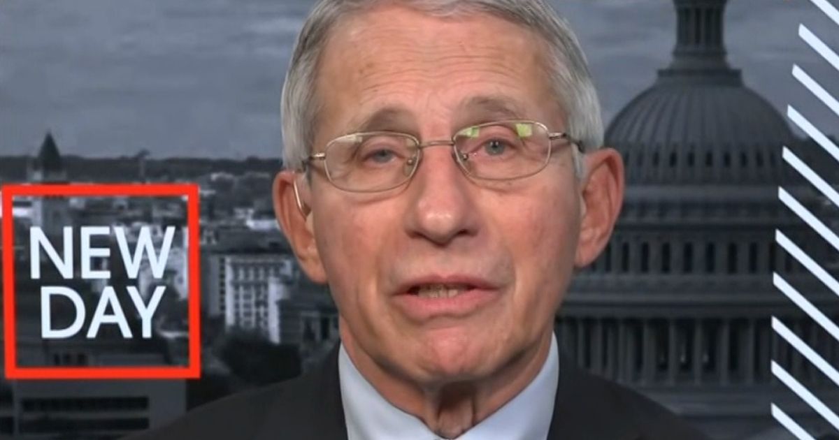 Dr. Anthony Fauci talks about the new variant of the coronavirus Friday on CNN's "New Day."