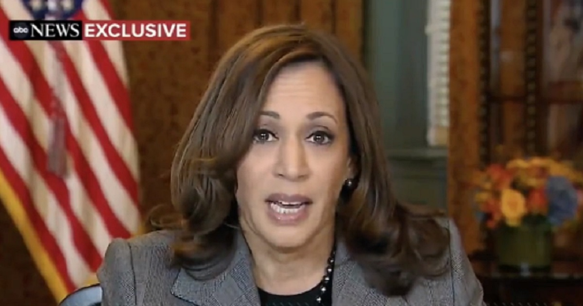 Vice President Kamala Harris is interviewed by ABC's George Stephanopoulos.