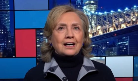 Former Democratic presidential candidate Hillary Clinton appears on Rachel Maddow's show on MSNBC.