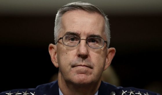 U.S. Air Force Gen. John E. Hyten testifies before the Senate Armed Services Committee on his appointment as the next vice chairman of the Joint Chiefs of Staff on July 30, 2019 in Washington, D.C.
