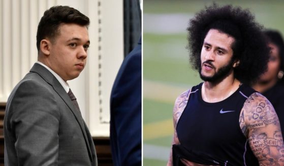 Former NFL quarterback Colin Kaepernick, right, vented on Twitter after Kyle Rittenhouse was found not guilty of all charges against him on Friday.