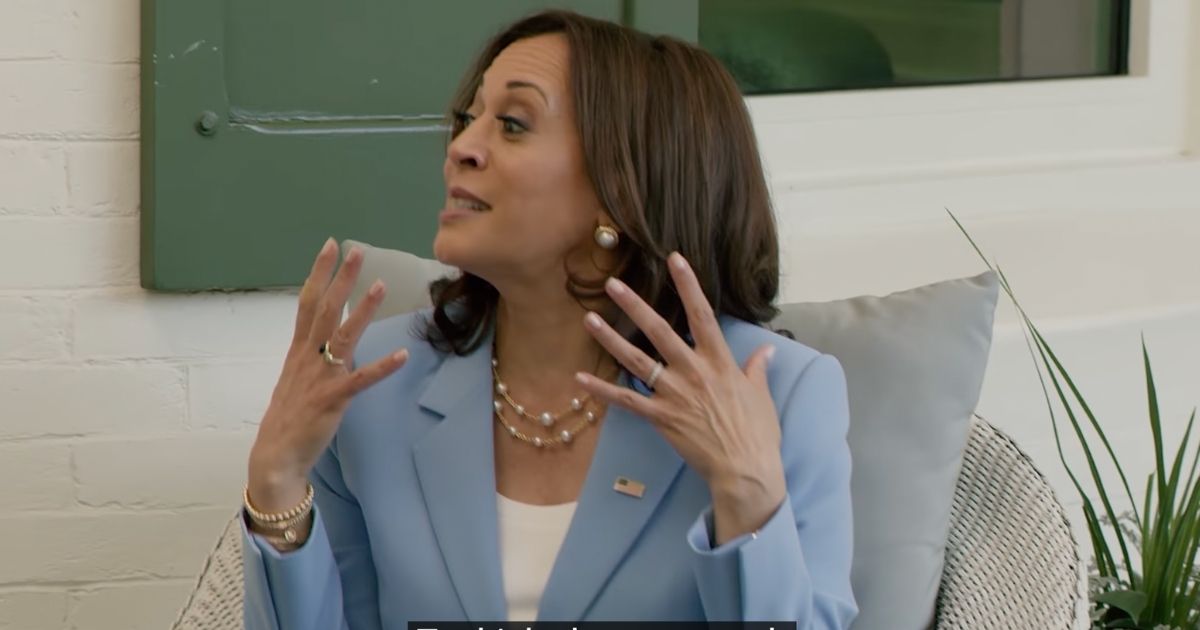 Vice President Kamala Harris speaks to a group of children about being the head of the National Space Council in Washington, D.C., in a video published on Oct. 7.