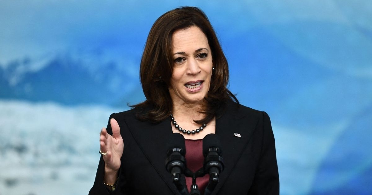 Vice President Kamala Harris speaks during a Tribal Nations Summit in Washington, D.C., on Tuesday.