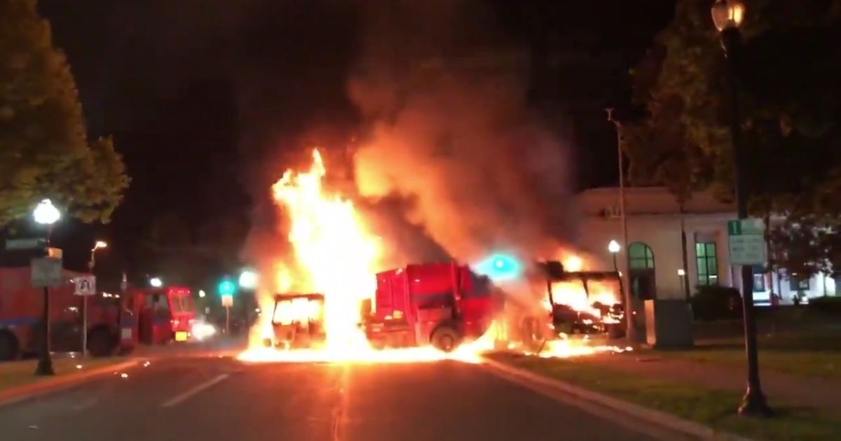 Violent rioters wreaked havoc in Kenosha, Wisconsin, in August 2020.