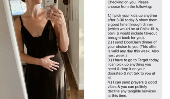 Ashlee Gadd was featured on the Today Show after posting about her experience with miscarriage and how her friend Anna Luther Quinlan reached out.