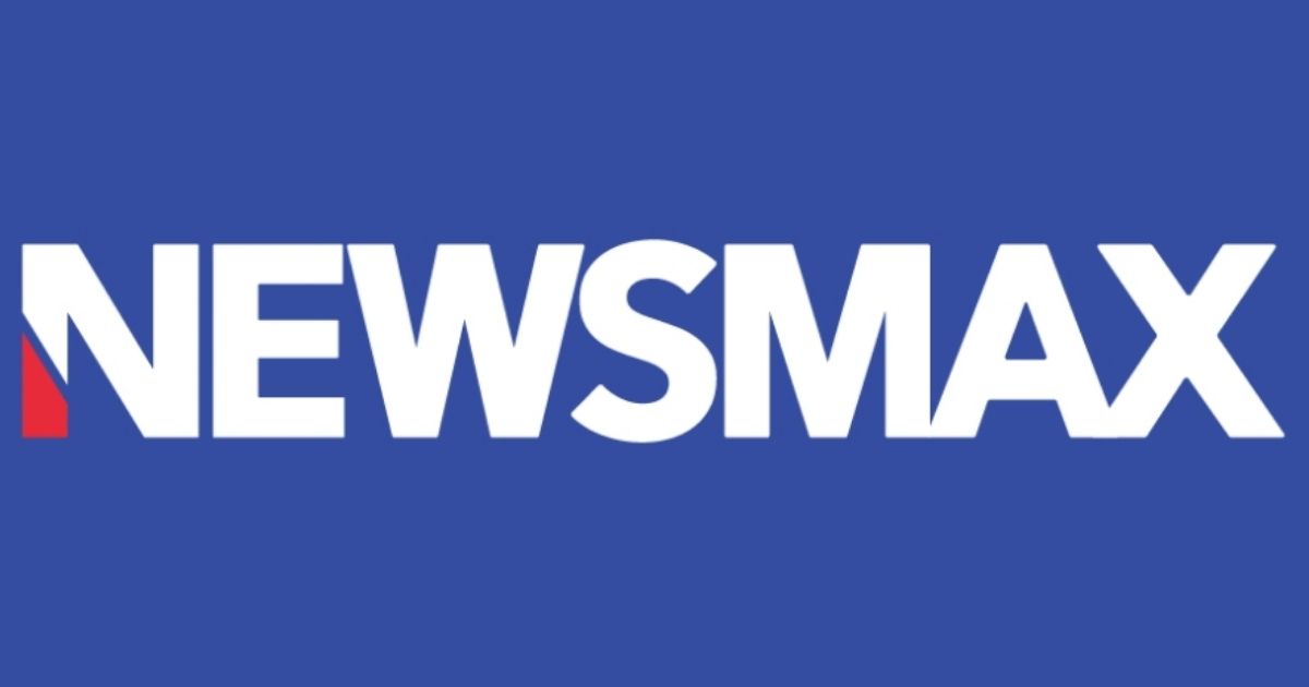 The Newsmax logo is posted on the news outlet's Facebook page. Newsmax will reportedly mandate vaccines for its workers.