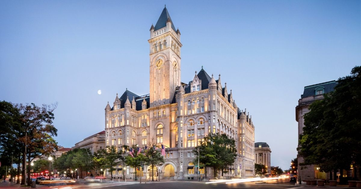 Trump International Hotel in Washington, D.C., is seen in the stock image above.