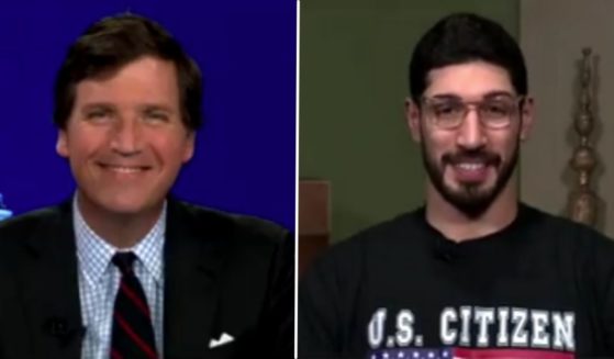 Boston Celtics center Enes Kanter Freedom, a native of Turkey, appeared on "Tucker Carlson Tonight" hours after being sworn in as a U.S. citizen.