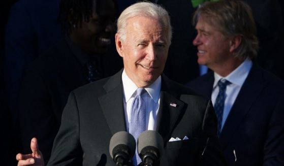 Biden speaks during an event honoring the 2021 NBA Championship Milwaukee Bucks on the South Lawn of the White House in Washington, D.C., on Monday.