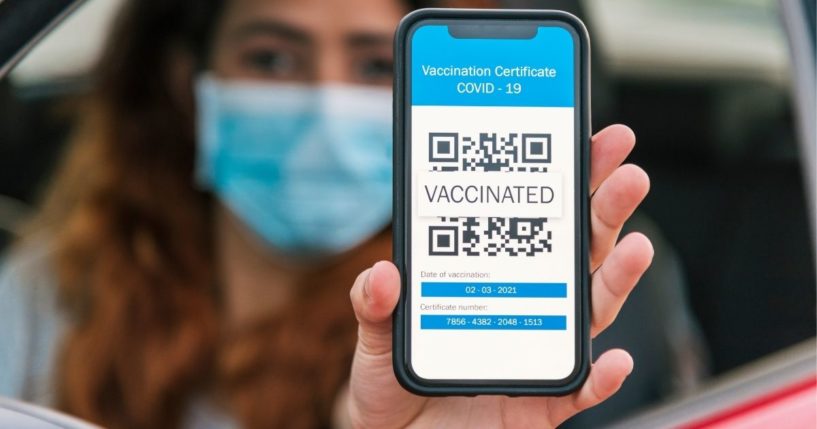 Cell phones are now able to provide digital proof of vaccination status, but not everyone is comfortable sharing their health information on digital platforms.