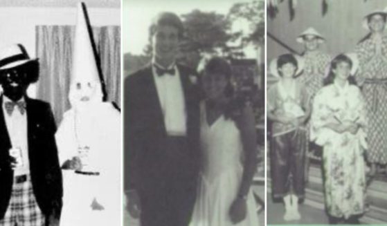A Democrat publication is trying to draw parallels between the scandal that plagued former Democratic Gov. Ralph Northam in a college yearbook photo depicting one man in blackface and another in a KKK robe, and Republican Gov.-elect Glenn Youngkin pictured in a tuxedo at an oriental-themed high school prom where some teen servers wore kimonos.