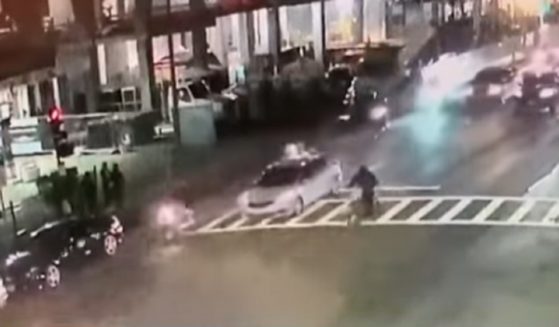 Street video captures part of an attack on a Boston man by a large group of ATV and off-road motorcycle riders.
