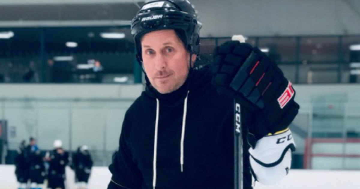 Actor Emilio Estevez in his role as Gordon Bombay in "The Mighty Ducks: Game Changers."