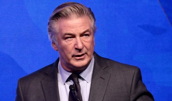 Alec Baldwin speaks during the 2021 RFK Ripple Of Hope Gala at New York Hilton Midtown on Thursday in New York City.