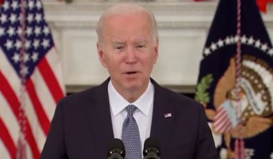 President Joe Biden delivers remarks about the United States' economy at the White House on Friday.