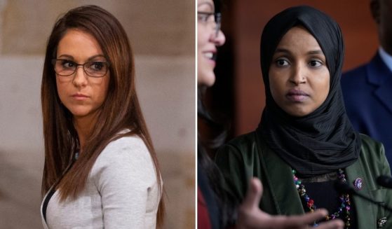 Democratic Rep. Ilhan Omar of Minnesota, right, is calling for Congress to censure Republican Rep. Lauren Boebert of Colorado over offensive remarks.