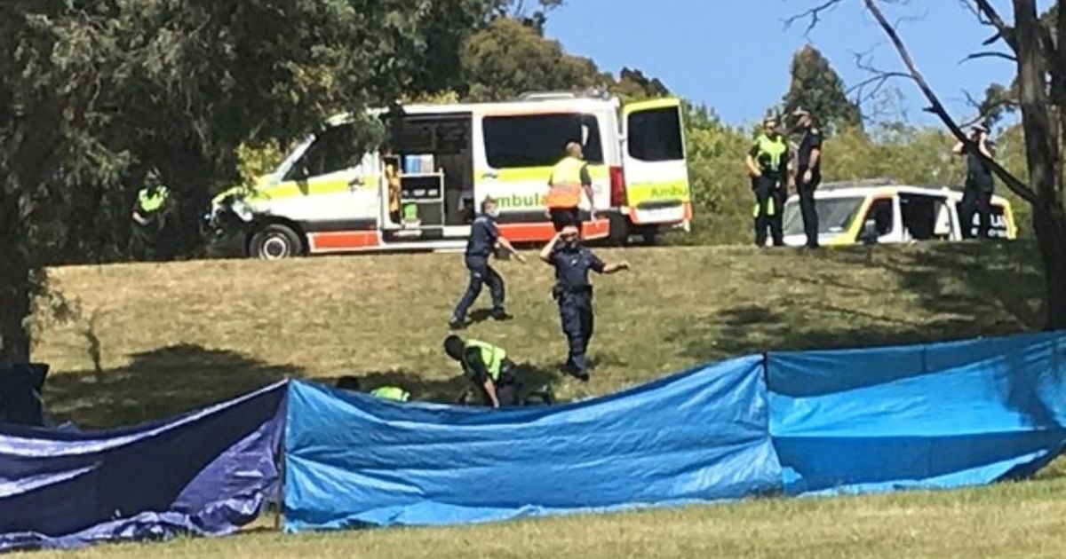 Paramedics are at the scene of a deadly bouncy castle accident in Australia.