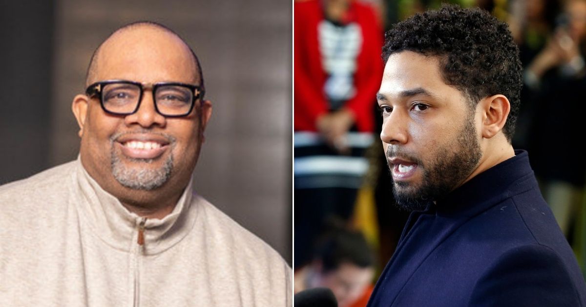Pastor Corey B. Brooks, left, the founder of New Beginnings Church in Chicago, spoke out about former "Empire" star Jussie Smollett, right, and his hate crime hoax.