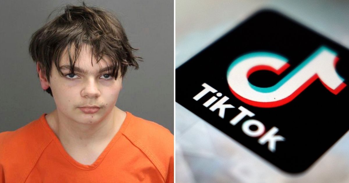 Ethan Crumbley, left, was arrested and charged as an adult with murder and terrorism for a school shooting at Oxford High School in Michigan on Dec. 1, and now TikTok users are posting a new school shooter challenge on the platform.