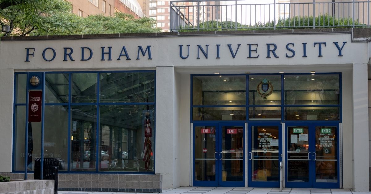 A lecturer said he was fired from New York City's Fordham University after sending an email to students apologizing for mixing up students' names.