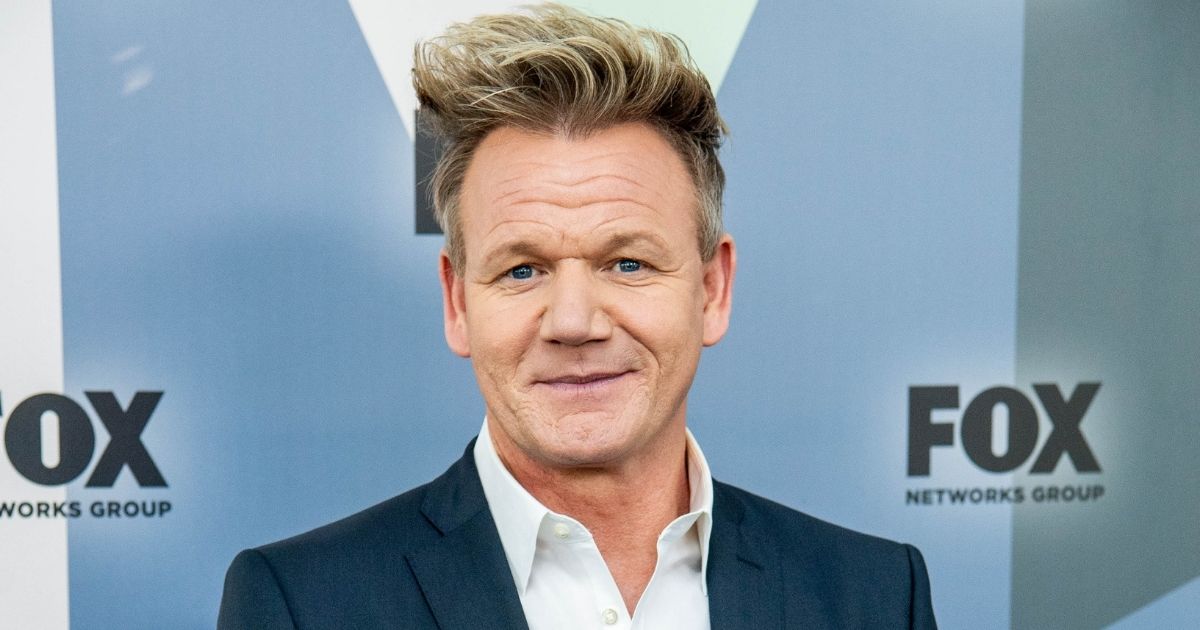 Gordon Ramsay attends the 2018 Fox Network Upfront at Wollman Rink, Central Park, on May 14, 2018, in New York City.