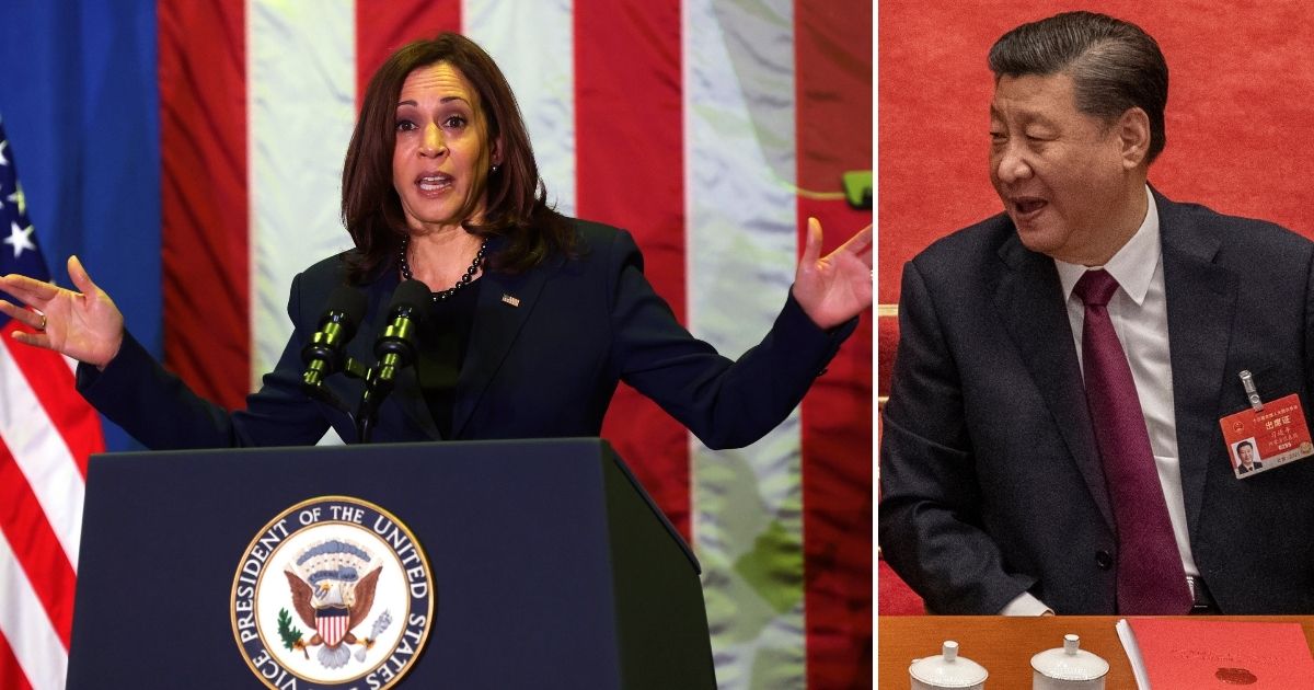 Vice President Kamala Harris, left, likely made Chinese President Xi Jinping smile this week when she told a newscaster that the COVID-19 virus is "no one's fault."