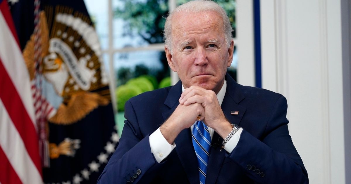 President Joe Biden attended the White House COVID-19 Response Team's regular call with the National Governors Association from the White House on Monday.