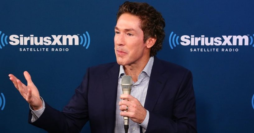 Joel Osteen speaks during the SiriusXM Studios for its "Town Hall" Series, hosted by Kathie Lee Gifford, on Oct. 1, 2018, in New York City.