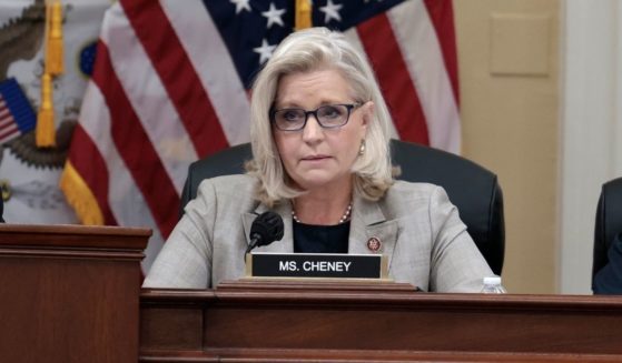 Republican Rep. Liz Cheney of Wyoming, vice-chair of the select committee investigating the Jan. 6 incursion into the Capitol, speaks during a business meeting on Capitol Hill on Dec. 13 in Washington, D.C.