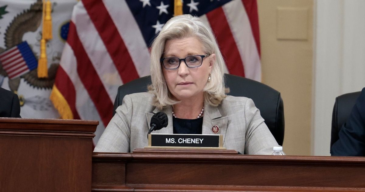 Republican Rep. Liz Cheney of Wyoming, vice-chair of the select committee investigating the Jan. 6 incursion into the Capitol, speaks during a business meeting on Capitol Hill on Dec. 13 in Washington, D.C.