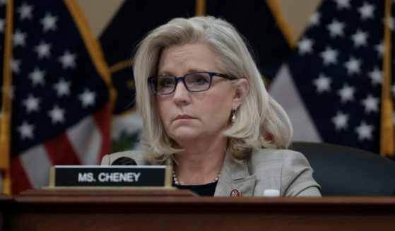 Rep. Liz Cheney is seen during a meeting on Capitol Hill on Monday in Washington, D.C.