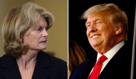 Former President Donald Trump, right, has announced he will endorse Alaska Governor Mike Dunleavy, but only if Dunleavy does not endorse Sen. Lisa Murkowski, left, for reelection.