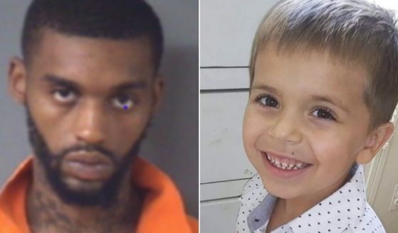 Darius Sessoms, left, has been charged with first-degree murder in the shooting death of 5-year-old Cannon Hinnant, right.